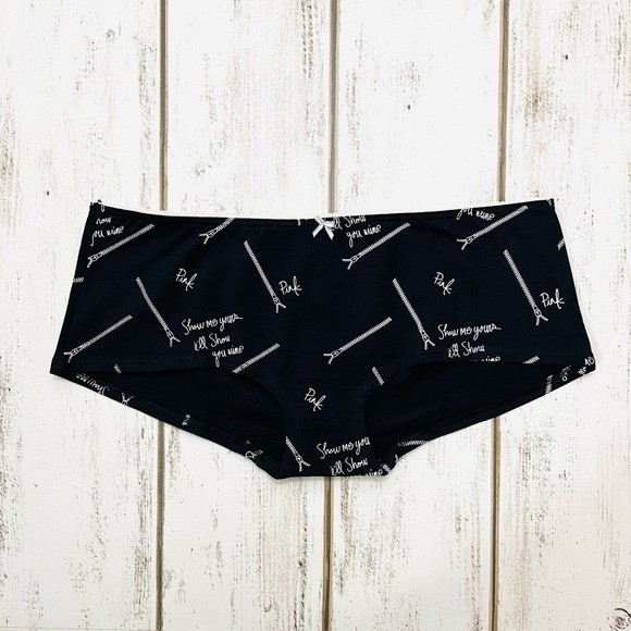 VS PINK Extra Low Rise Boyshort Medium Vintage Retro Rare - Picture 1 of 7